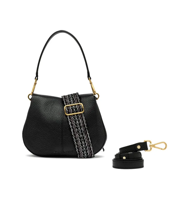 Gianni Chiarini Borsa donna in pelle Helena Round Nero