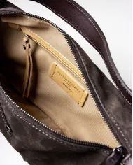 Gianni Chiarini Borsa piccola scamosciata Cindy Testa moro