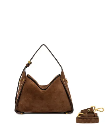 Gianni Chiarini Borsa pelle scamosciata Penelope Cognac