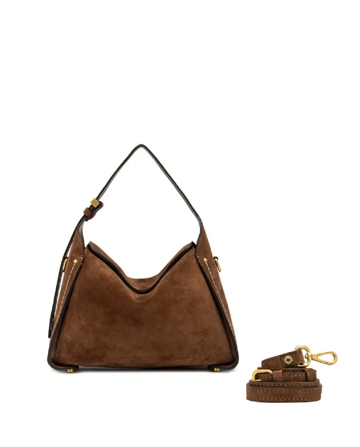 Gianni Chiarini Borsa pelle scamosciata Penelope Cognac