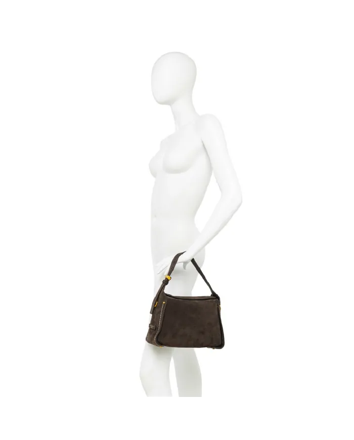 Gianni Chiarini Borsa pelle scamosciata Penelope Cognac