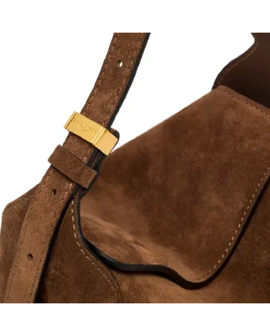 Gianni Chiarini Borsa pelle scamosciata Penelope Cognac