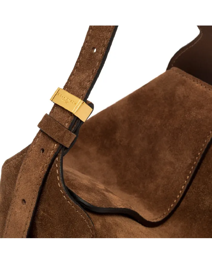 Gianni Chiarini Borsa pelle scamosciata Penelope Cognac