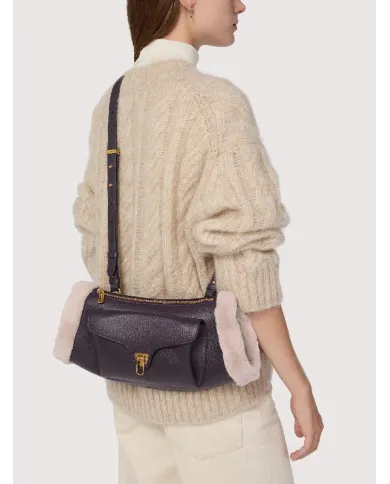 Coccinelle Borsa in pelle scalda mani Beat small Nero