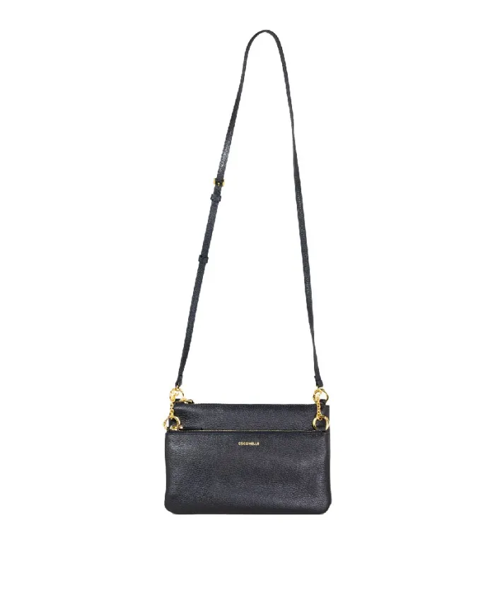 Coccinelle Pochette pelle Yvonne Nero