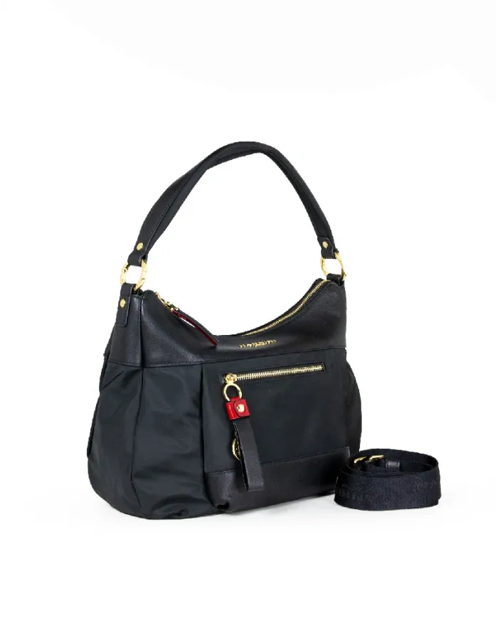 Nannini Borsa leggera Liberty Nero/Rosso