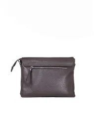 Caleidos Borsa bandoliera in pelle Testa moro