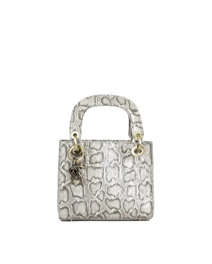 Atelier du Sac Borsa piccola Mini Alienor Reptiles Beige