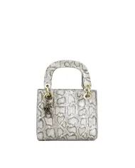 Atelier du Sac Borsa piccola Mini Alienor Reptiles Beige