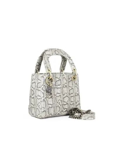 Atelier du Sac Borsa piccola Mini Alienor Reptiles Beige