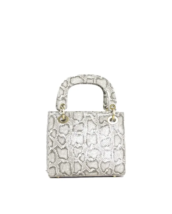 Atelier du Sac Borsa piccola Mini Alienor Reptiles Beige