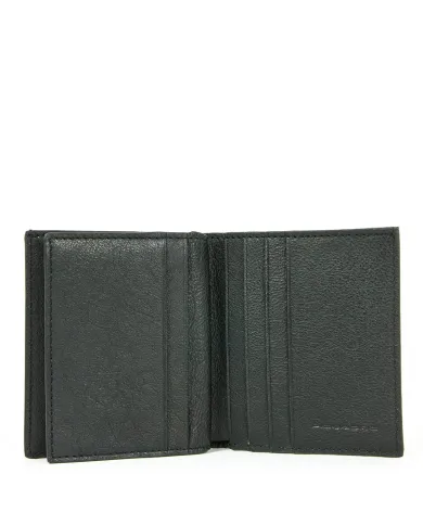 Piquadro Porta carte di credito pelle Black Square Nero