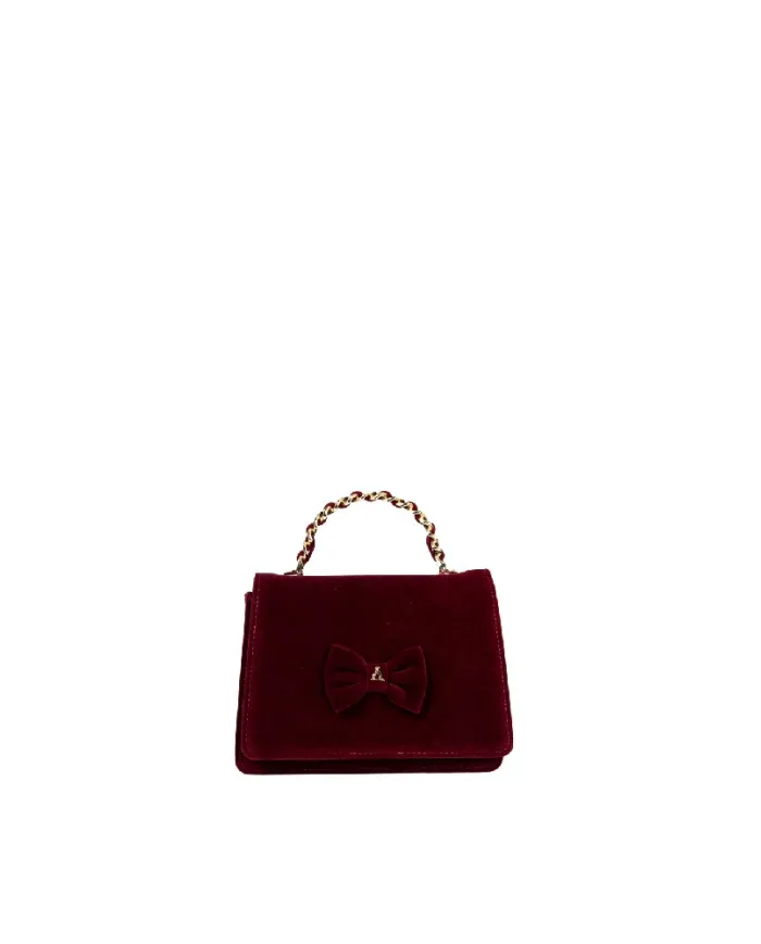 Atelier du Sac Borsa in velluto Jules Velours Rosso
