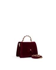 Atelier du Sac Borsa in velluto Jules Velours Rosso