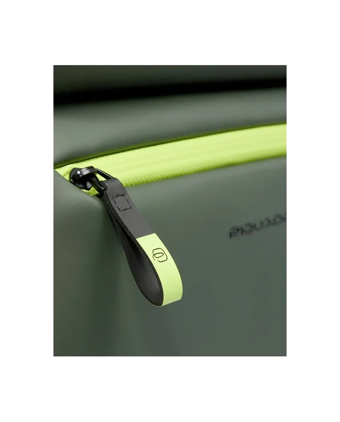 Piquadro Trolley bagaglio a mano 4 ruote Corner Verde