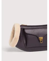 Coccinelle Borsa in pelle scalda mani Beat small Viola