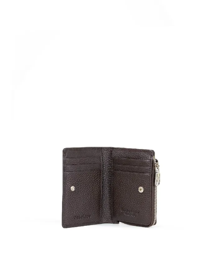 Caleidos Portafoglio piccolo in pelle Testa moro