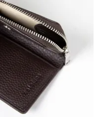 Caleidos Portafoglio piccolo in pelle Testa moro