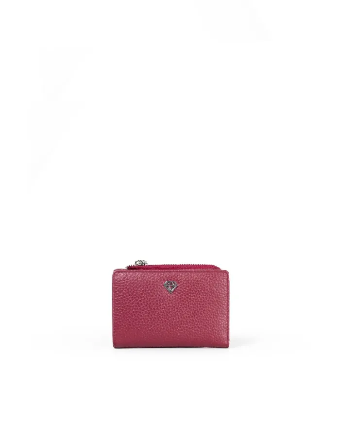 Caleidos Portafoglio piccolo in pelle Bordeaux