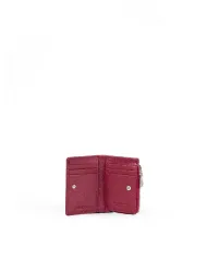 Caleidos Portafoglio piccolo in pelle Bordeaux