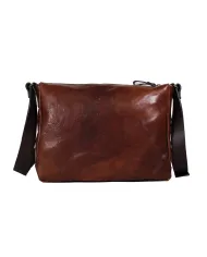 CHIARUGI Borsa piccola in pelle vintage Kiana Marrone