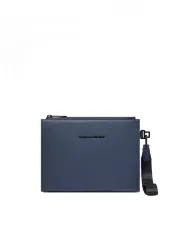 Piquadro Pochette tessuto impermeabile Blu