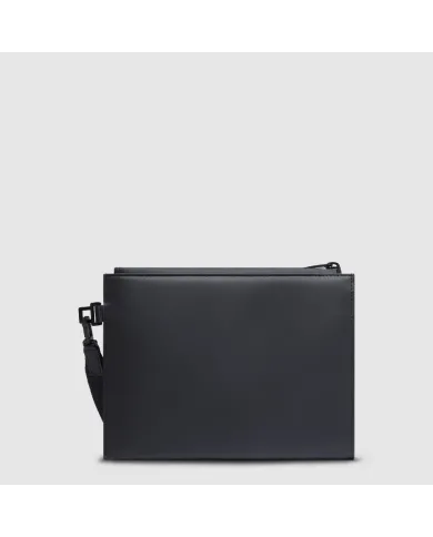 Piquadro Pochette tessuto impermeabile Nero