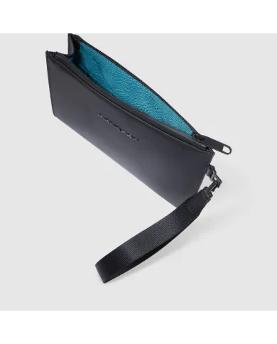 Piquadro Pochette tessuto impermeabile Nero