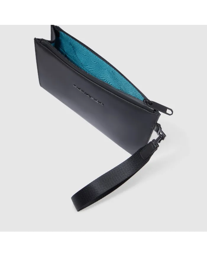 Piquadro Pochette tessuto impermeabile Nero
