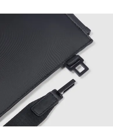 Piquadro Pochette tessuto impermeabile Nero