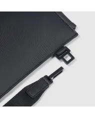 Piquadro Pochette tessuto impermeabile Nero