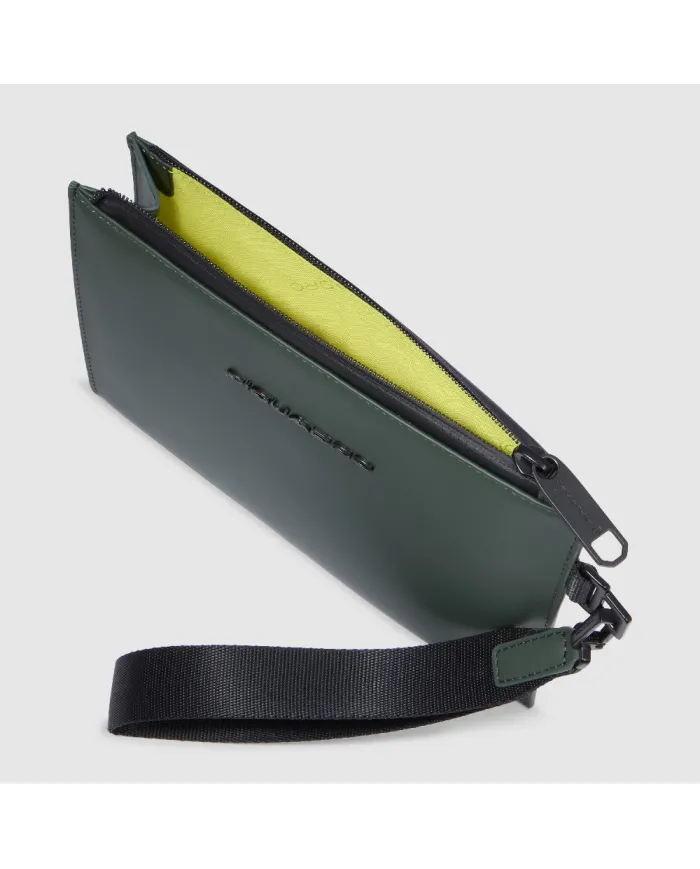Piquadro Pochette piccola impermeabile Verde