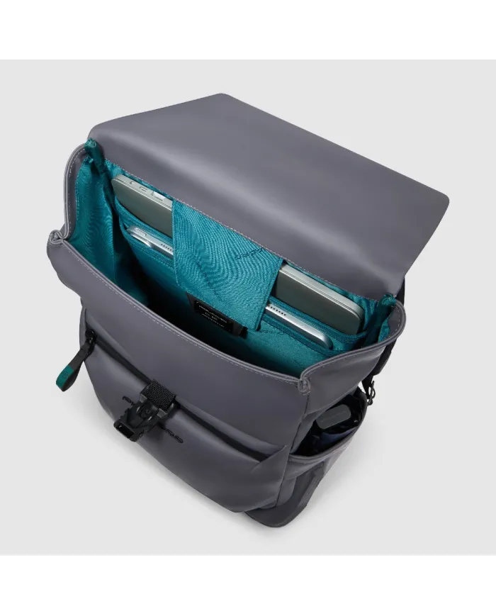 Piquadro Zaino impermeabile per pc 14 Corner Grigio