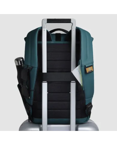 Piquadro Zaino impermeabile per pc 14 Corner Ottanio