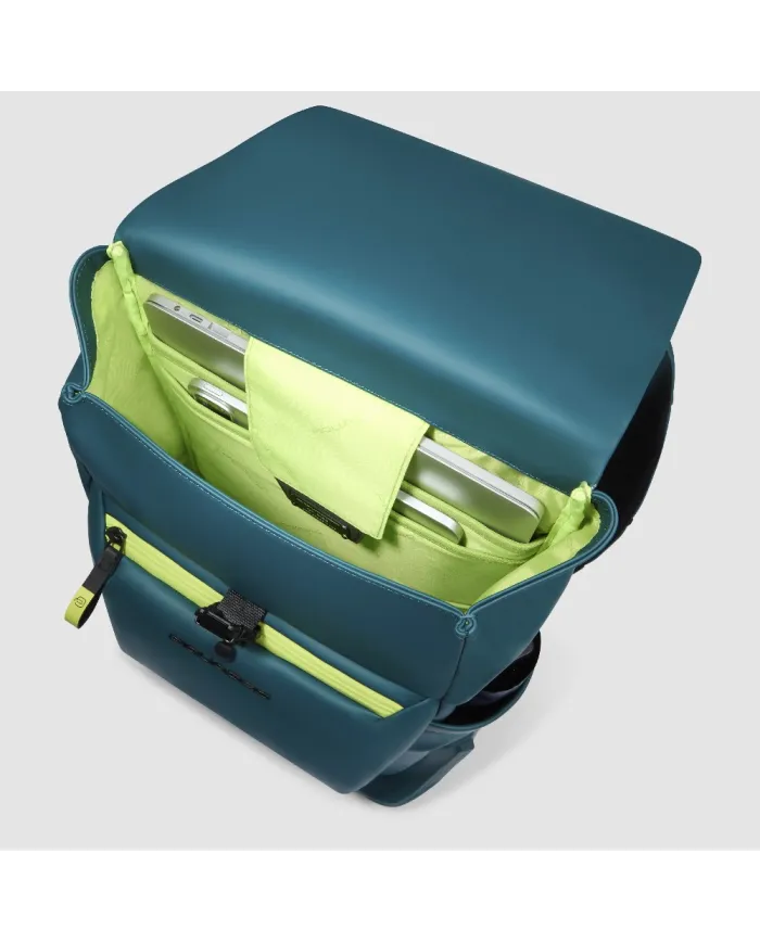 Piquadro Zaino impermeabile per pc 14 Corner Ottanio