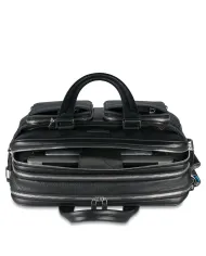 Piquadro Cartella in pelle espandibile "Modus" Nero