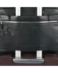 Piquadro Cartella in pelle espandibile "Modus" Nero