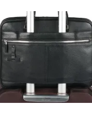 Piquadro Cartella in pelle espandibile "Modus" Nero