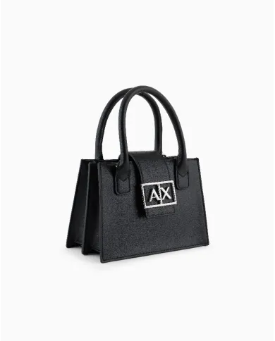 Armani Exchange Borsa a mano piccola Nero