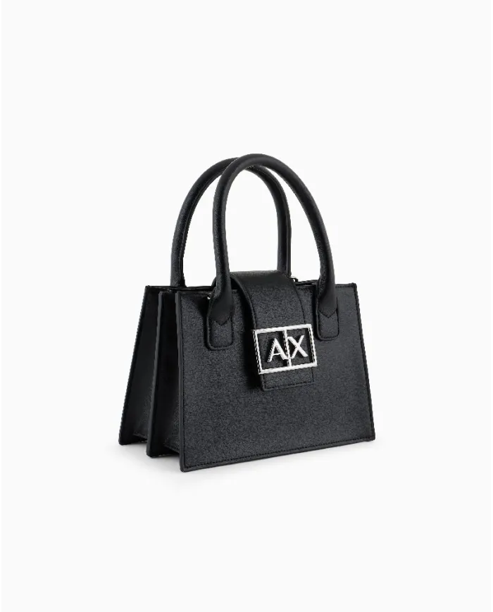 Armani Exchange Borsa a mano piccola Nero