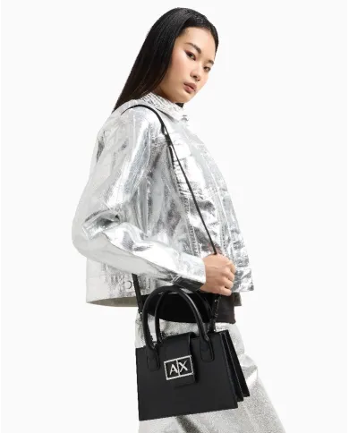 Armani Exchange Borsa a mano piccola Nero