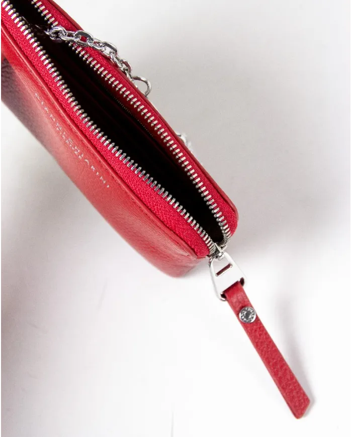 Gianni Chiarini Portachiavi in pelle Rosso