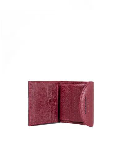 Visona Portafoglio piccolo in pelle Bordeaux