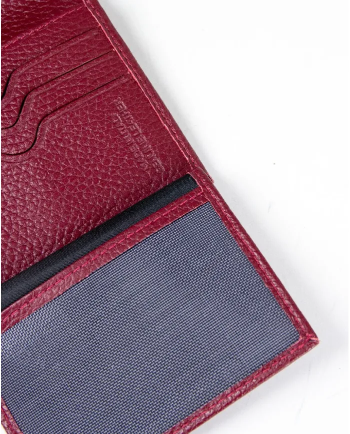 Visona Portafoglio piccolo in pelle Bordeaux