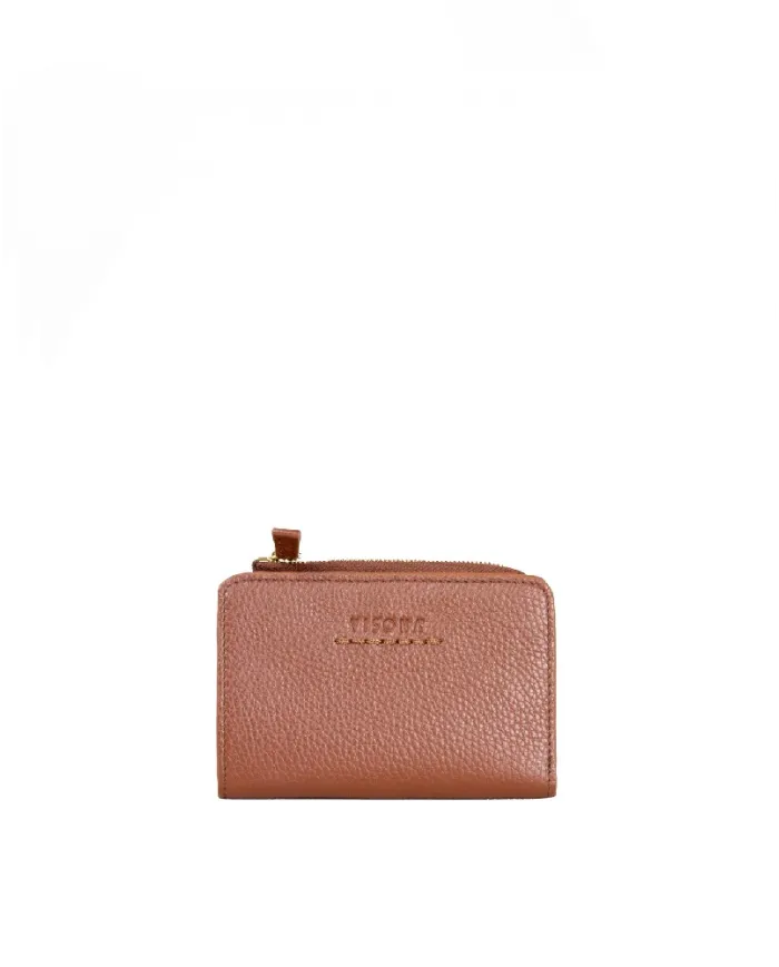 Visona Portafoglio piccolo in pelle Marrone