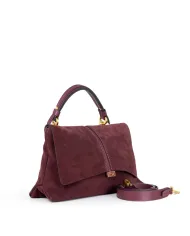 Loristella Borsa a mano scamosciata Kendall Bordeaux