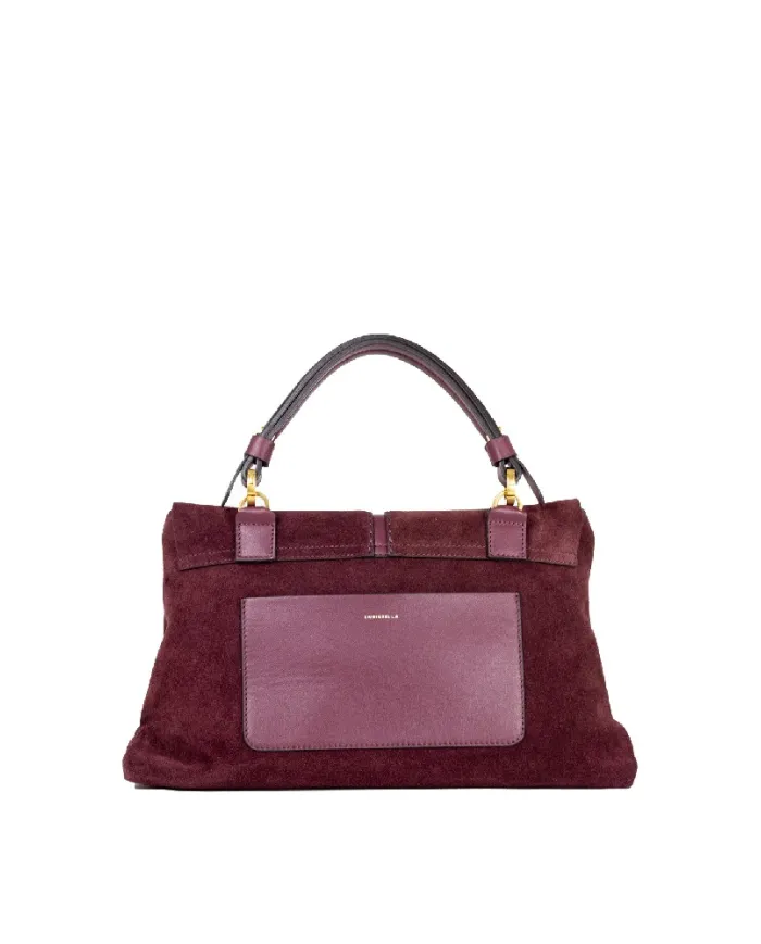 Loristella Borsa a mano scamosciata Kendall Bordeaux