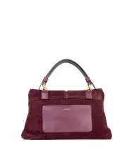 Loristella Borsa a mano scamosciata Kendall Bordeaux