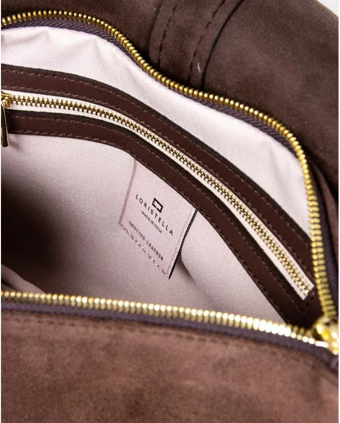 Loristella Borsa a mano scamosciata Kendall Bordeaux