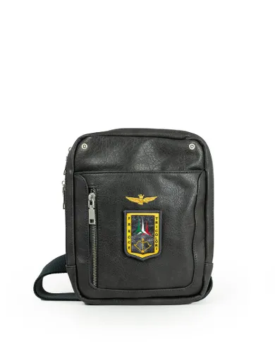 Aeronautica Militare Borsa uomo grande Pilot Antracite